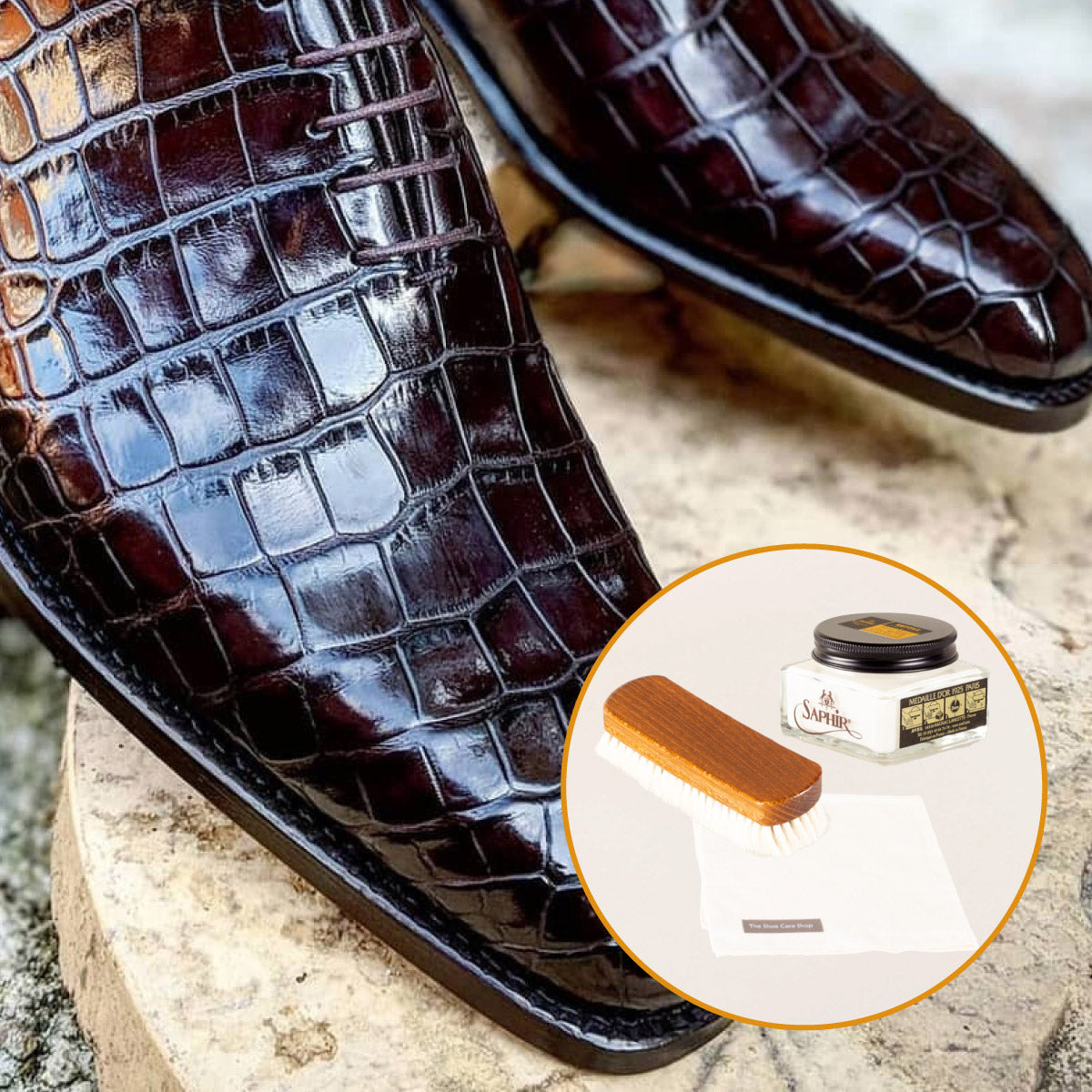 - Care set for exotic leather - The Shoe Care Shop
