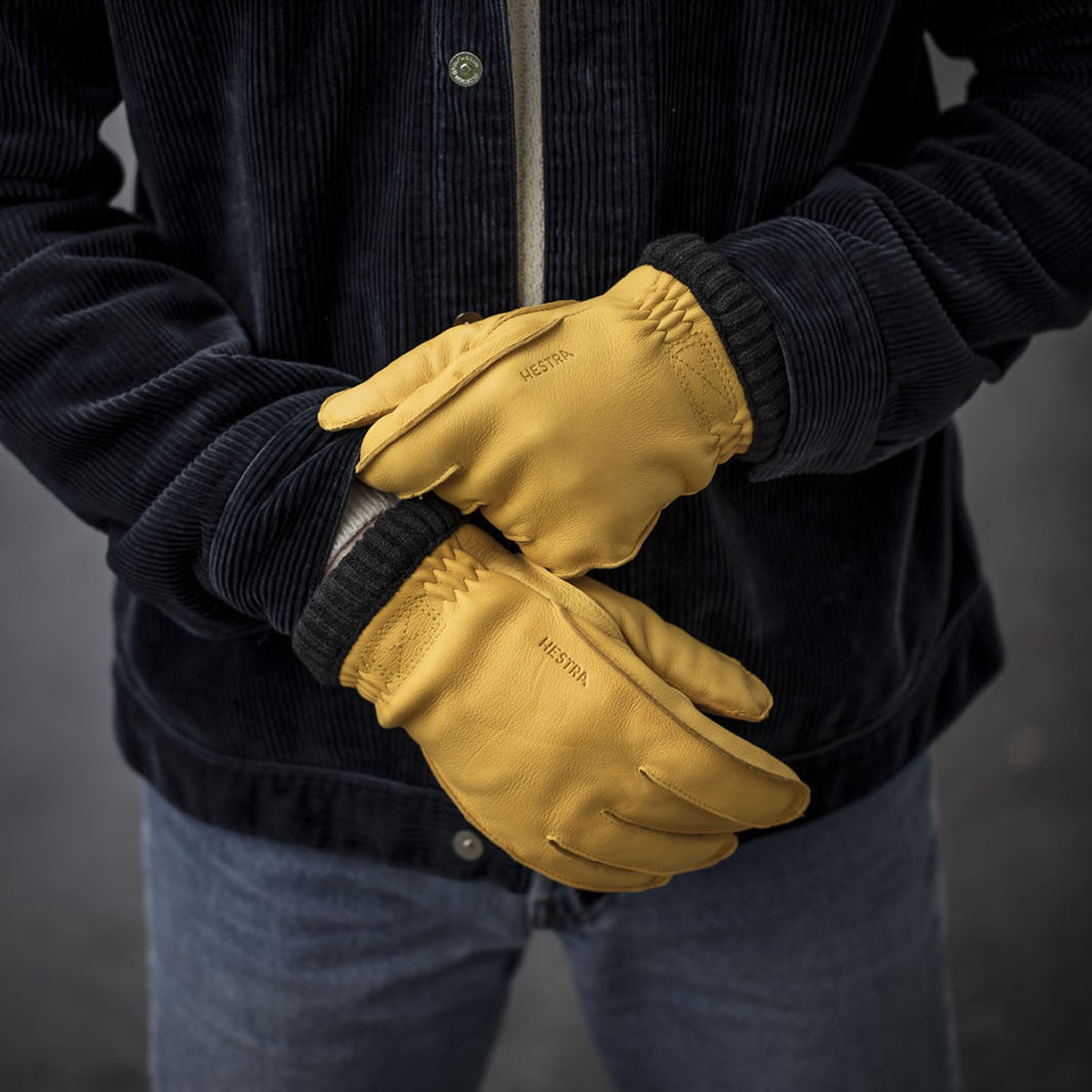handschuhe primaloft gold HESTRA Deerskin Primaloft Rib leather gloves