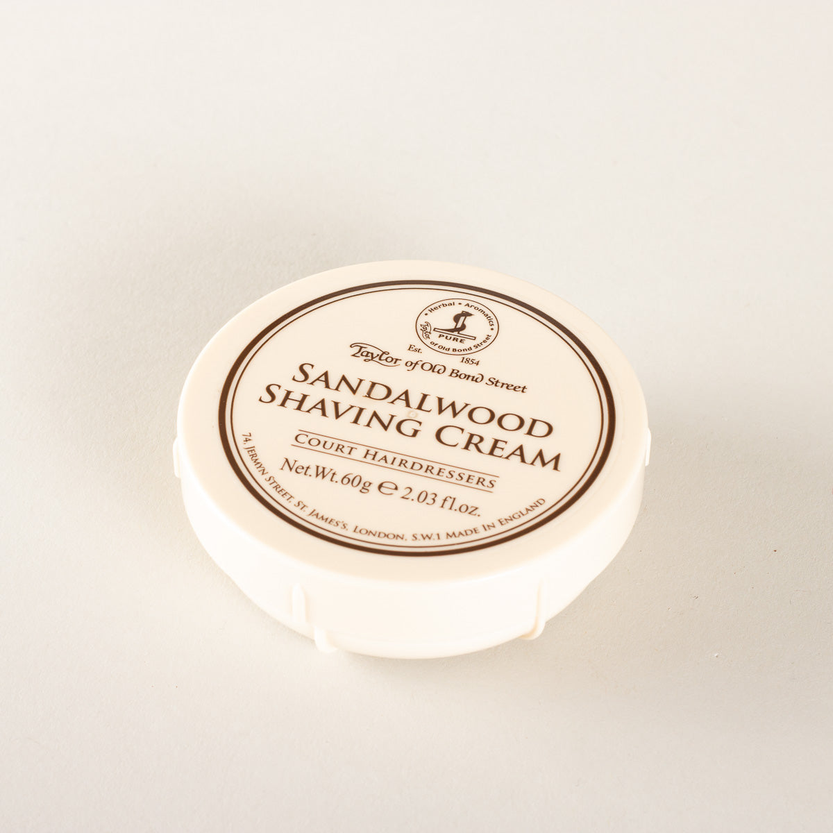 Taylor of Old Bond Street Shaving cream sandalwood travel size 60ml