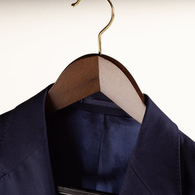 Suit and jacket hanger beechwood brown varnish