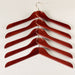 Shirt hanger - mahogany set of 5