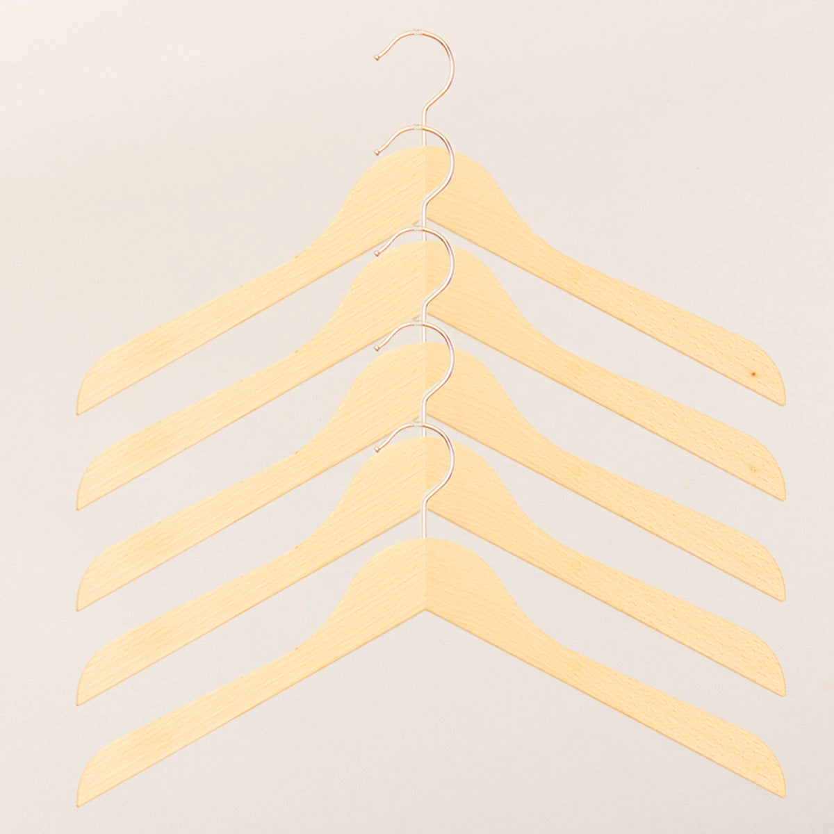 The Shoe Care Shop Shirt hanger set - unvarnished