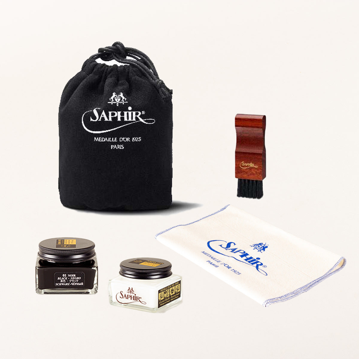 Saphir Médaille d'Or Travel shoe care set