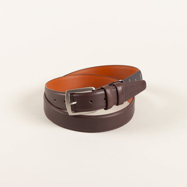 Profuomo Leather belt - dark brown
