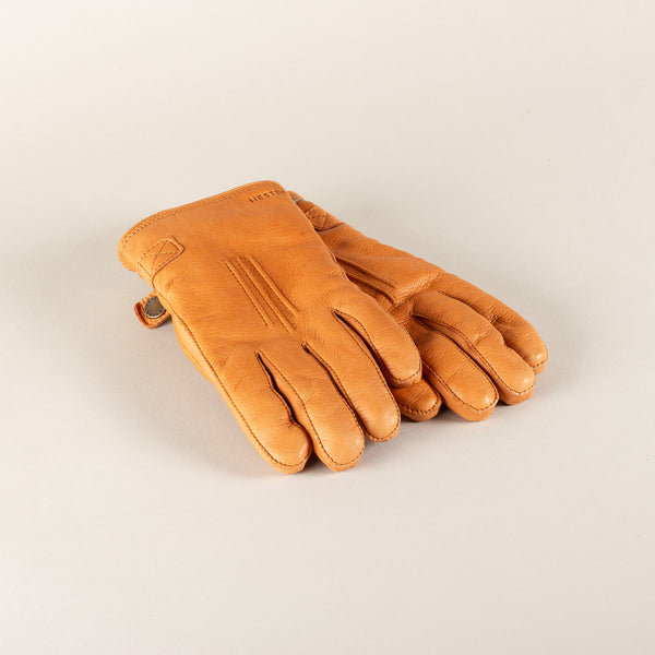 HESTRA Deerskin Lambskin leather gloves - cork