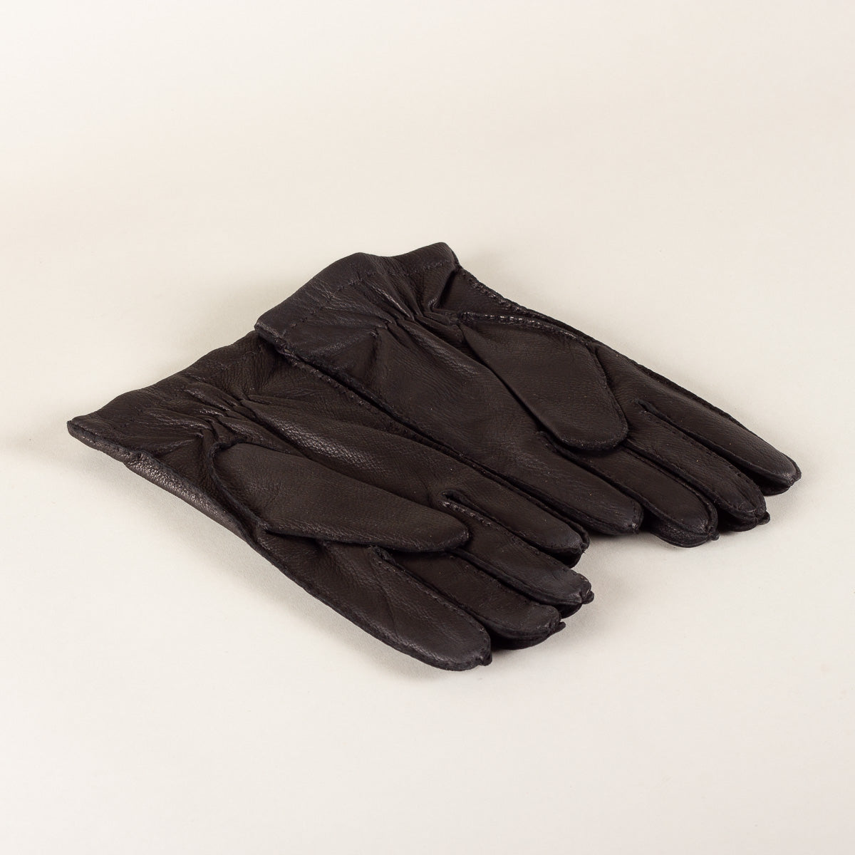 HESTRA Matthew leather driving gloves - black