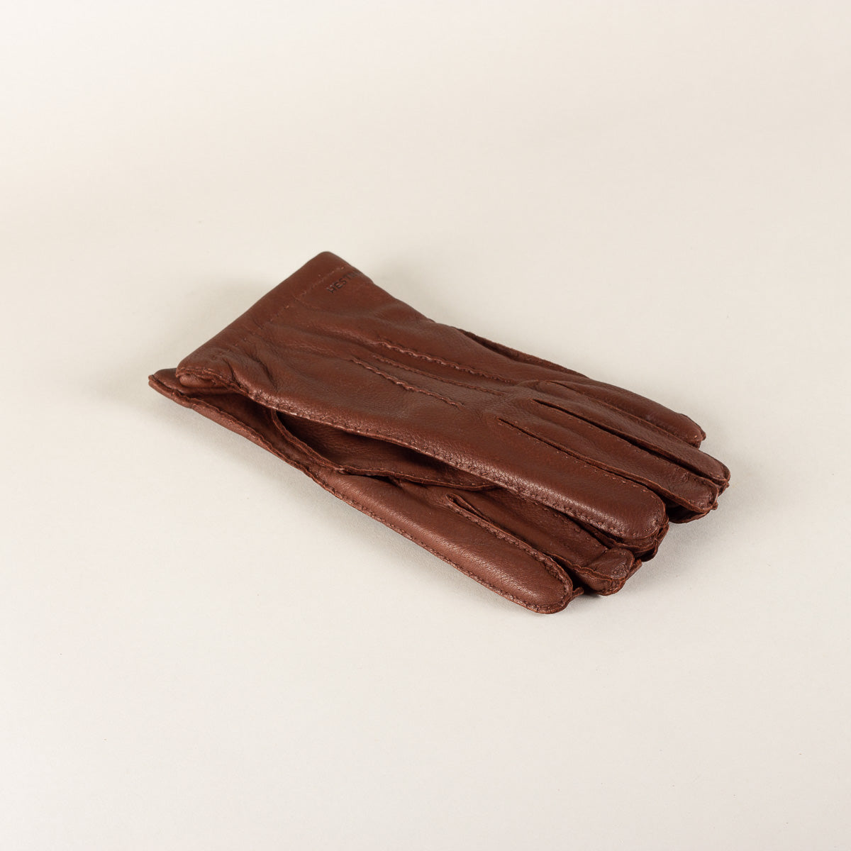 HESTRA Matthew leather driving gloves - chocolate