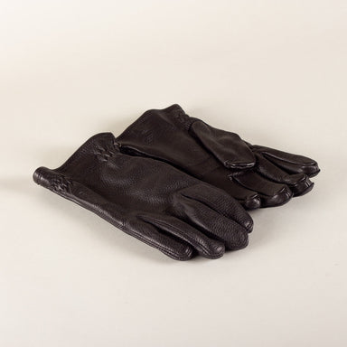 HESTRA Särna leather gloves - black