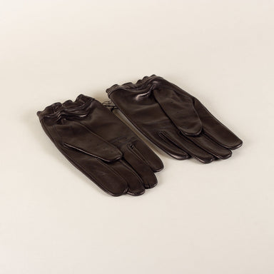 HESTRA Steve leather driving gloves - black