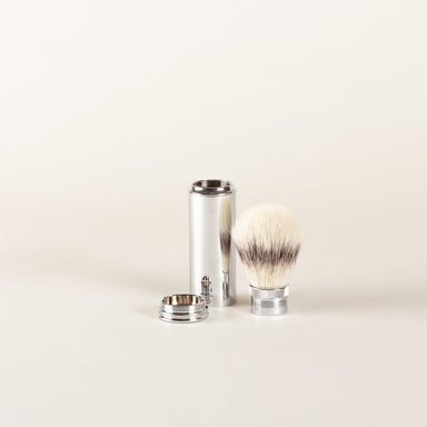 Mühle Silvertip fibre travel shaving brush - chrome