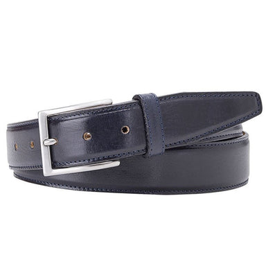 Profuomo Calf leather belt - navy